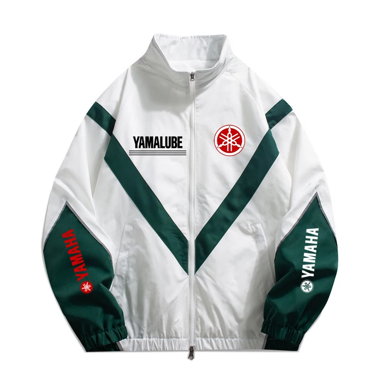 Yamaha Men's Lightweight Moto Jacket - Black, Grey, Green