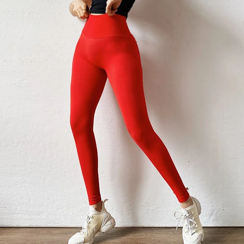 Cloud Hide SEXY Lady Yoga Pants Seamless Gym Fitness Sports Leggings for Women Running Tights High Waist Home Workout Trousers