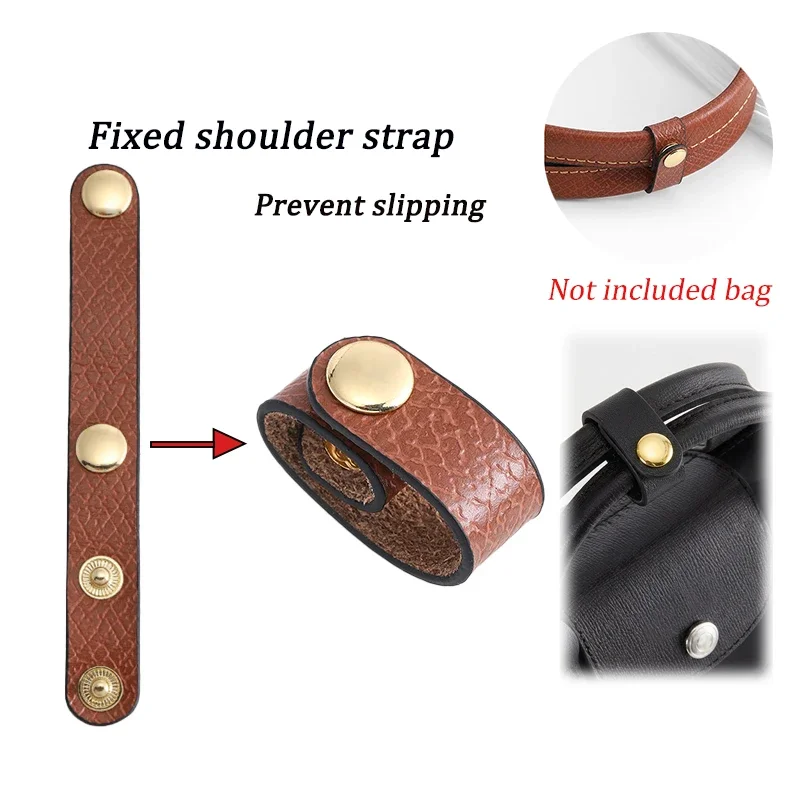 Fixed Grips For Longchamp Handle Fix Holder Non Slip Shoulder Pad Energy Brown/black Anti Slip Handle Keepers Clips Accessories
