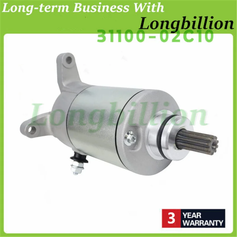 Starter Motor 31100-02C10 410-54046 For Suzuki Ozark 250 LT-F250 2002-2014 Quadsport 250 LT-Z250 2004-2009 QuadRunner 160 230