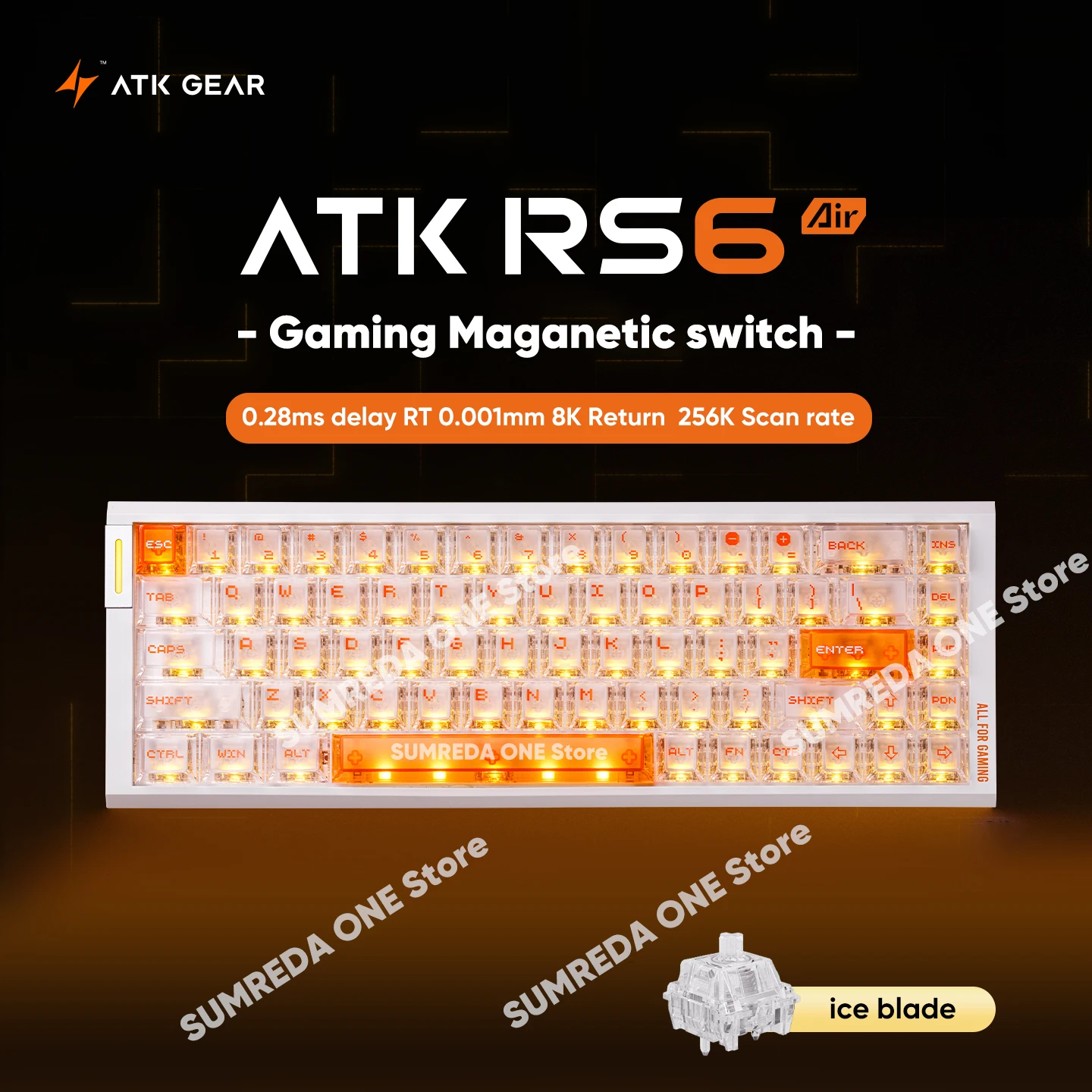 ATK RS6 エアゲーミング マグネティック メカニカルキーボード