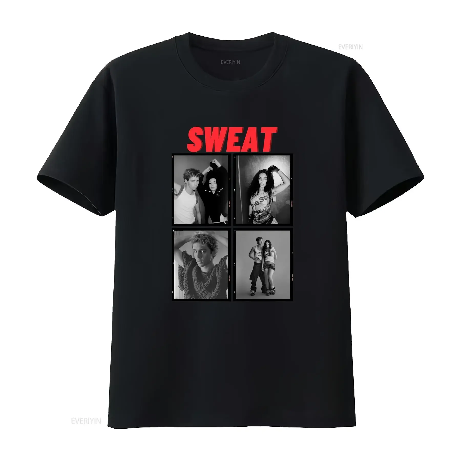 Charli XCX and Troye Sivan Sweat Tour T shirt Concert L0310_07 vintage Washed Comfortable Versatile fashion designer clothes
