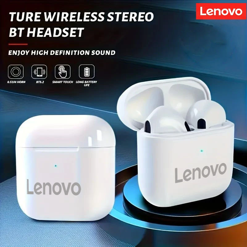 New Lenovo Pro 4 TWS Wireless Headphones Earphone Bluetooth-compatible 5.0 Waterproof Headset with Mic for Pro4 Earbuds