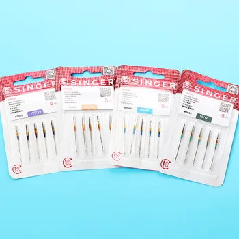 5pcs/Pack SINGER Sewing Machine Needles HA Versions DIY Sewing Accessories for Heavy Duty Promise Brother Janome JUKI