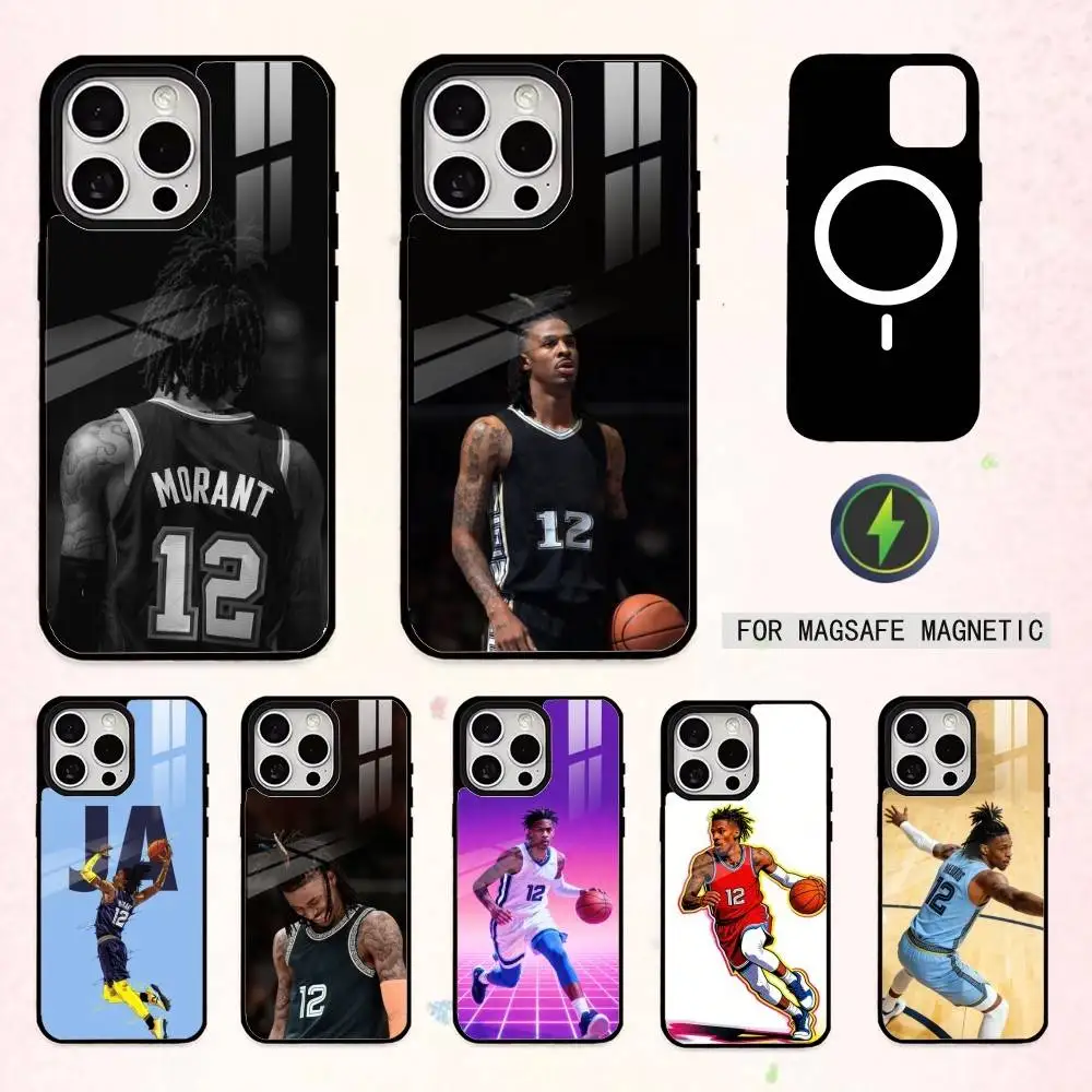 

DOPE Basketball J-Ja M-Morant 12 Phone Case For iPhone17,16,15,14,13,12,11 Plus,Pro Max Magnetic For Magsafe Wireless Charging