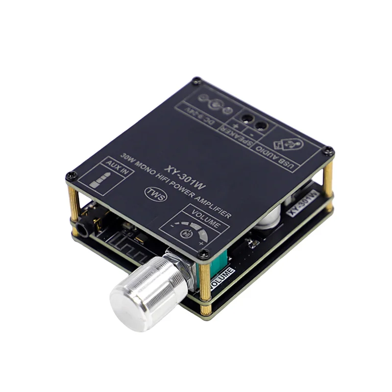 【A10R】Bluetooth Digital Audio Amplifier Board XY-301W Mono 30W TWS True Wireless Speakers Stereo Connection