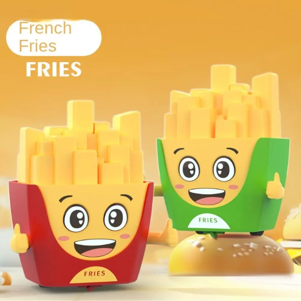 Jouet de puzzle de voiture de retour de frites pour des enfants, nourriture éducative, modèle de sous-marin, simulation de bande dessinée, arrière de nervure