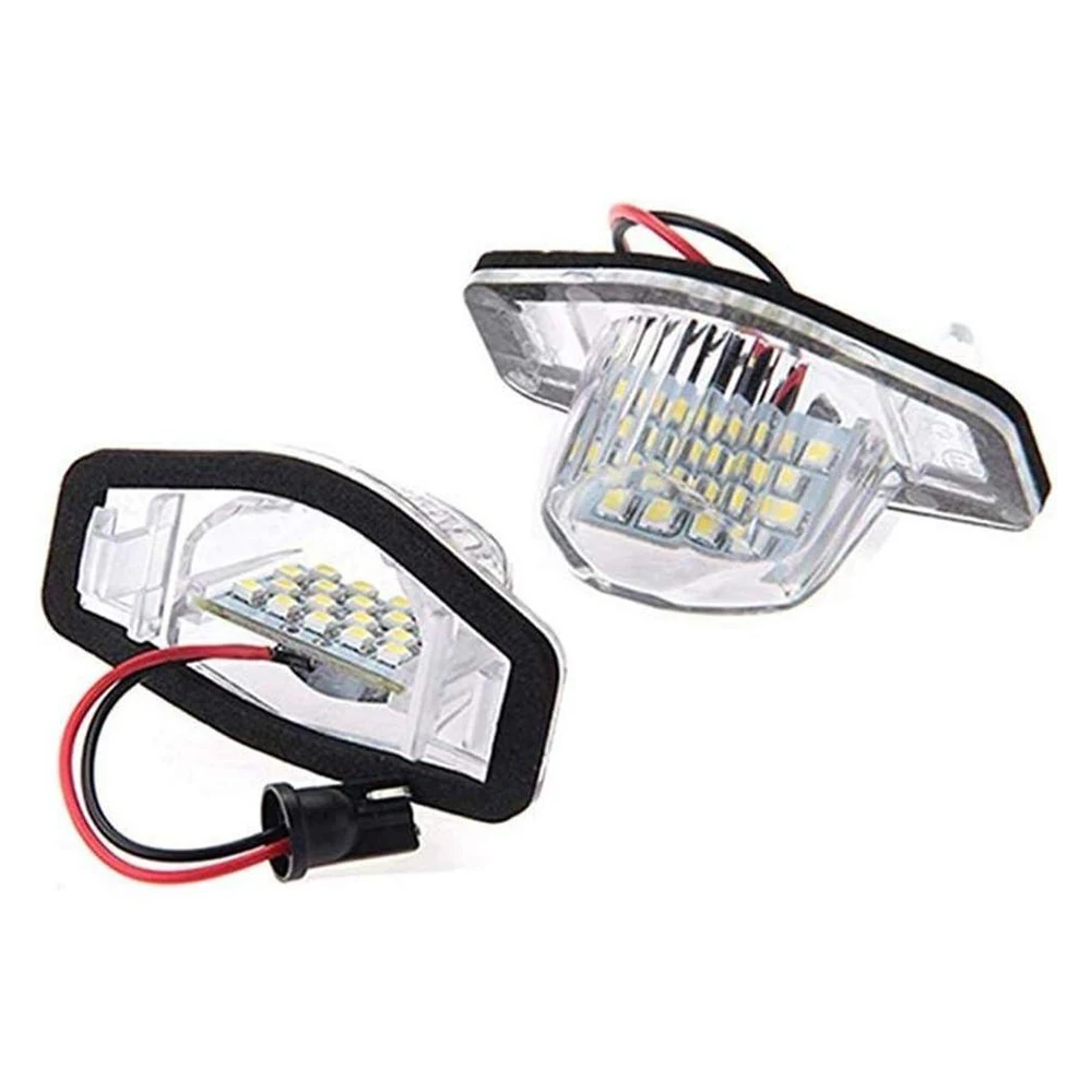 For Alfa Romeo 147 Bj. 2000-2010 12V 6500K 2Pcs LED Number License Plate Light Lamp Canbus Car Accessories