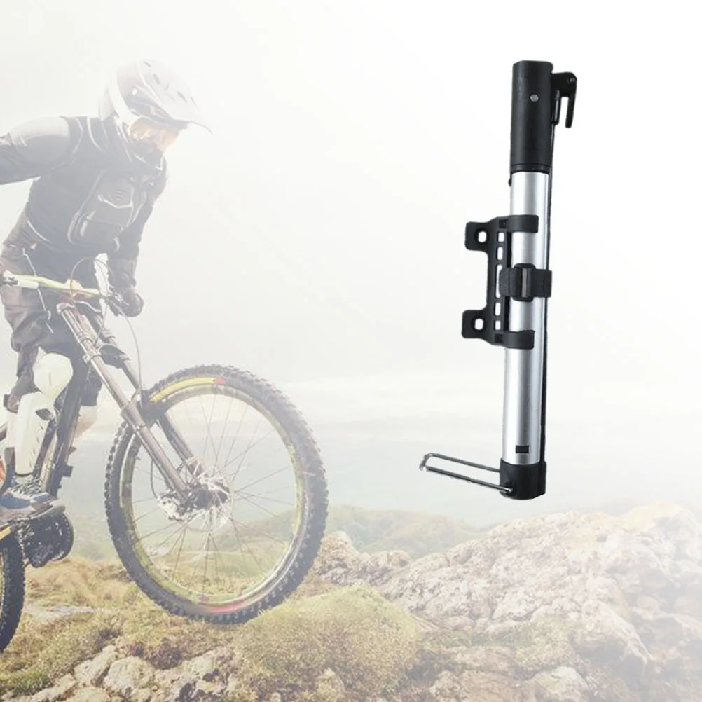 

Mini Portable High Pressure Bike Pump Aluminum Alloy Mountain Cycling Inflator For American French Nozzle Accessories Handle