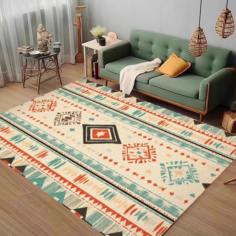 

Light Luxury carpets for living room Ethnic Style Decor Rug Bedroom Lounge Morocco Carpet Sofa Chair Side Floor Mat tapis salon