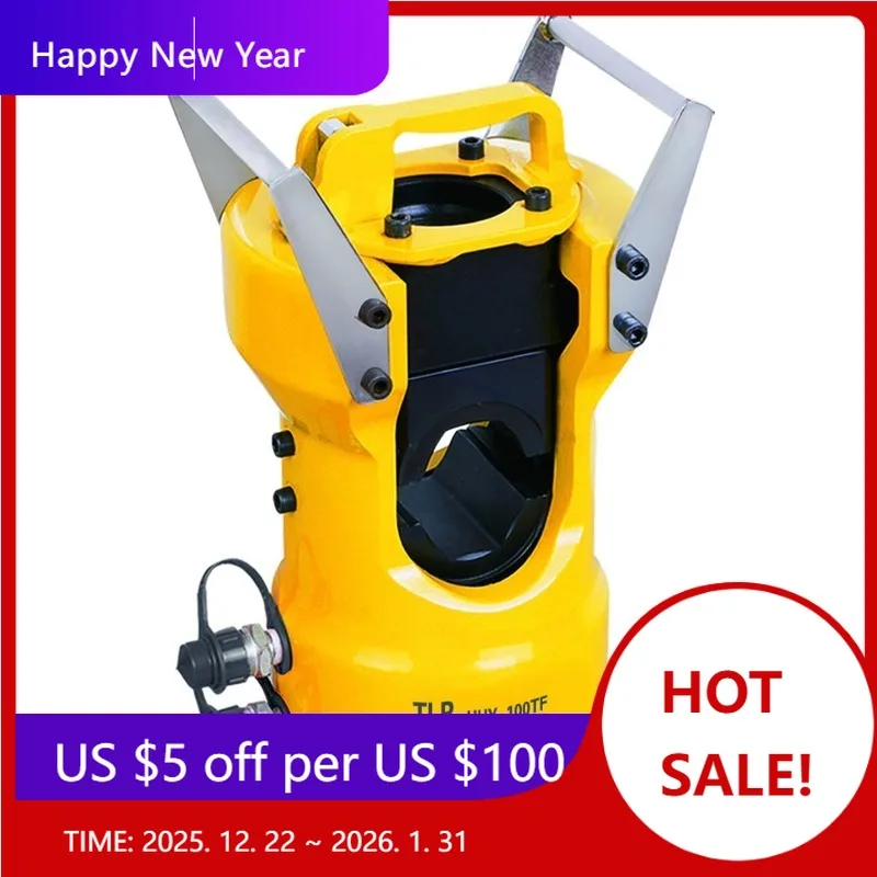 

HHY-100TF Double-acting 100 Tons Hydraulic Crimping Tools OEM Customized Support