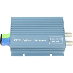 Active FTTH fiber receiver, WDM fiber receiver Fiber to RF, fiber input (RF broadcast + fiber output)