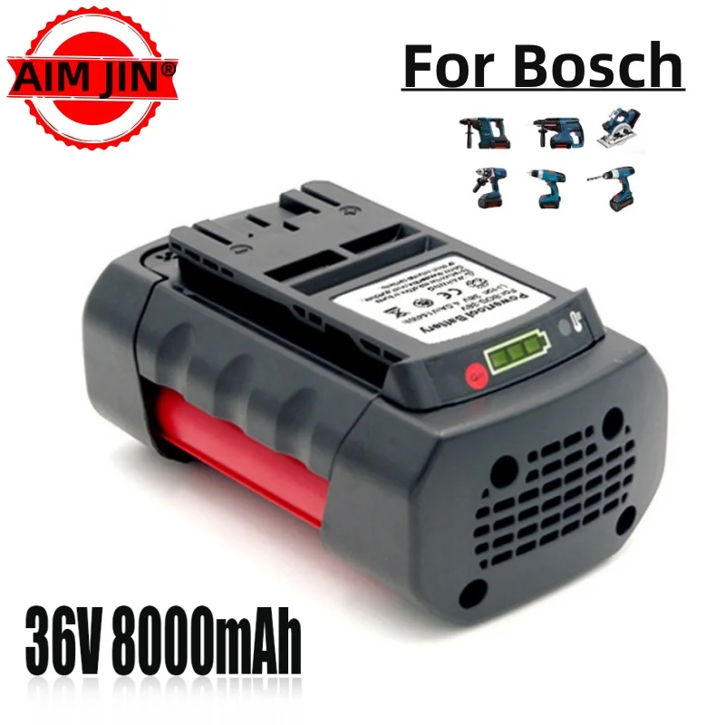 BAT836 Replacement for Bosch 36V 8.0 Ah Li-ion Battery BAT810 BAT840 D70 771 (A) 2607336004 2607336107 2607336108 1600Z003C