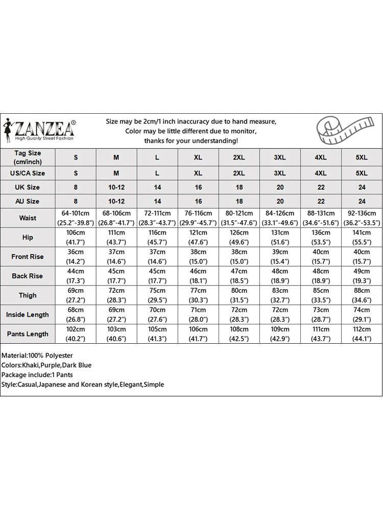 ZANZE عادية فضفاض واسعة الساق قيعان النساء السراويل البضائع عطلة التمويه مطبوعة طويلة بنطلون الشارع الشهير جيب الطيات بنطلونات