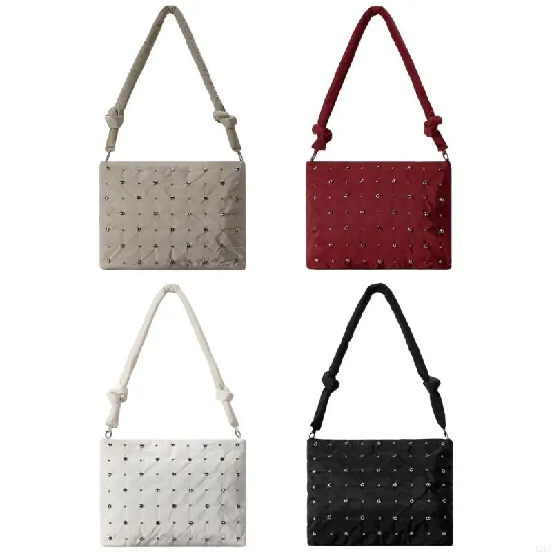 

Handmade Crossbody Nylon Bag Replacement for 14inch Laptops Tablets Accessories B2EA