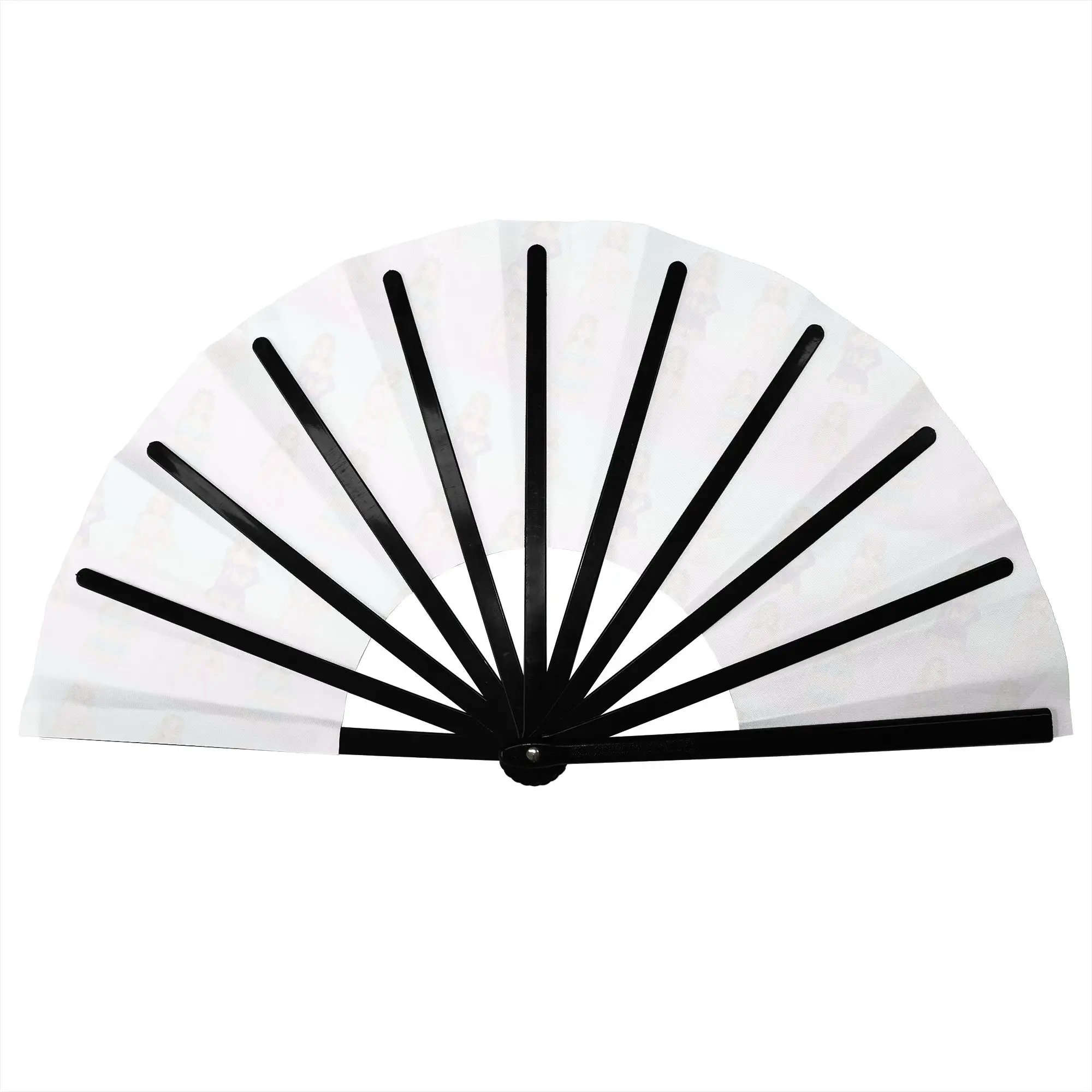 Customized Singer E-Emilia Mernes Mp3 Portable Pocket Fan Camping  Polyester Folding Fan Chinese Dance Handheld Cooling Fans