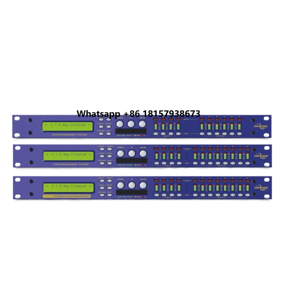 

XTA DP548 32-bit Digital FIR Audio Processor System 4-in-8 Dynamic Audio Matrix XTA 4x8-way 32bit Crossover Limiter Equalizer