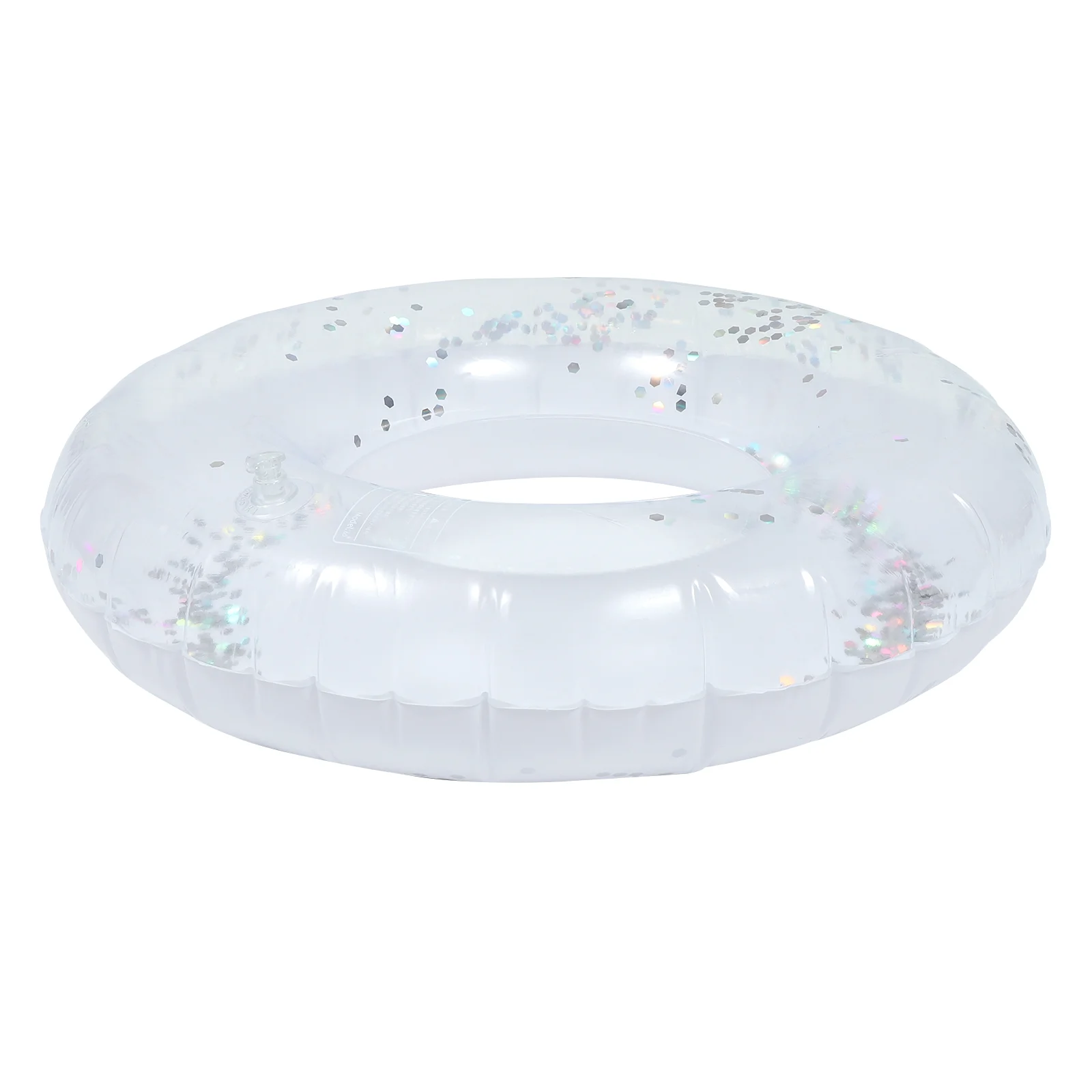 

Kids Summer Toys Sequins Inflatable Swimming Rings Pool Accessory Transparent Floating Baby Child