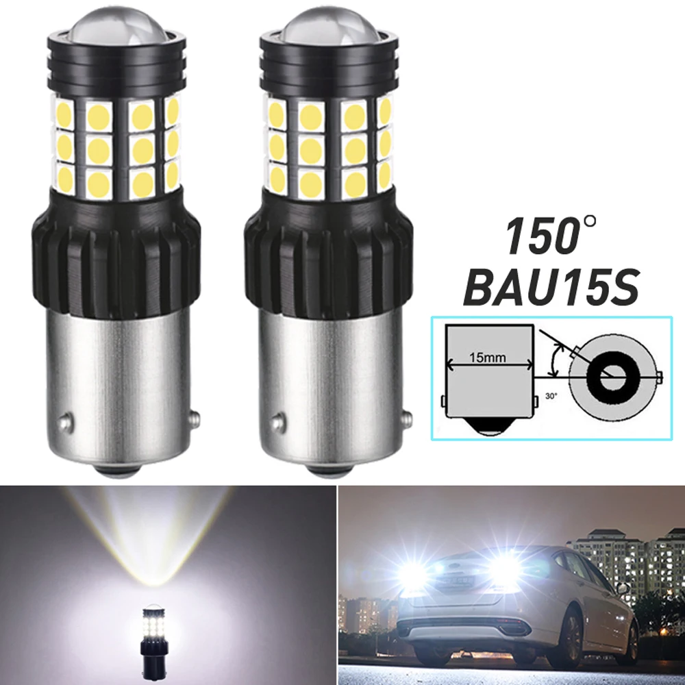 

2 шт. PY21W BAU15S 7507 1156 12 В 24 В светодиодный указатель поворота задний стоп-сигнал стоп-сигнал резервная лампа заднего хода дневные ходовые огни