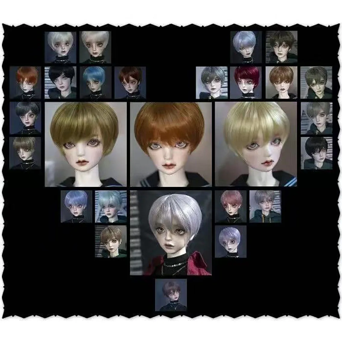 1/3 Bjd Sd Doll Wig…