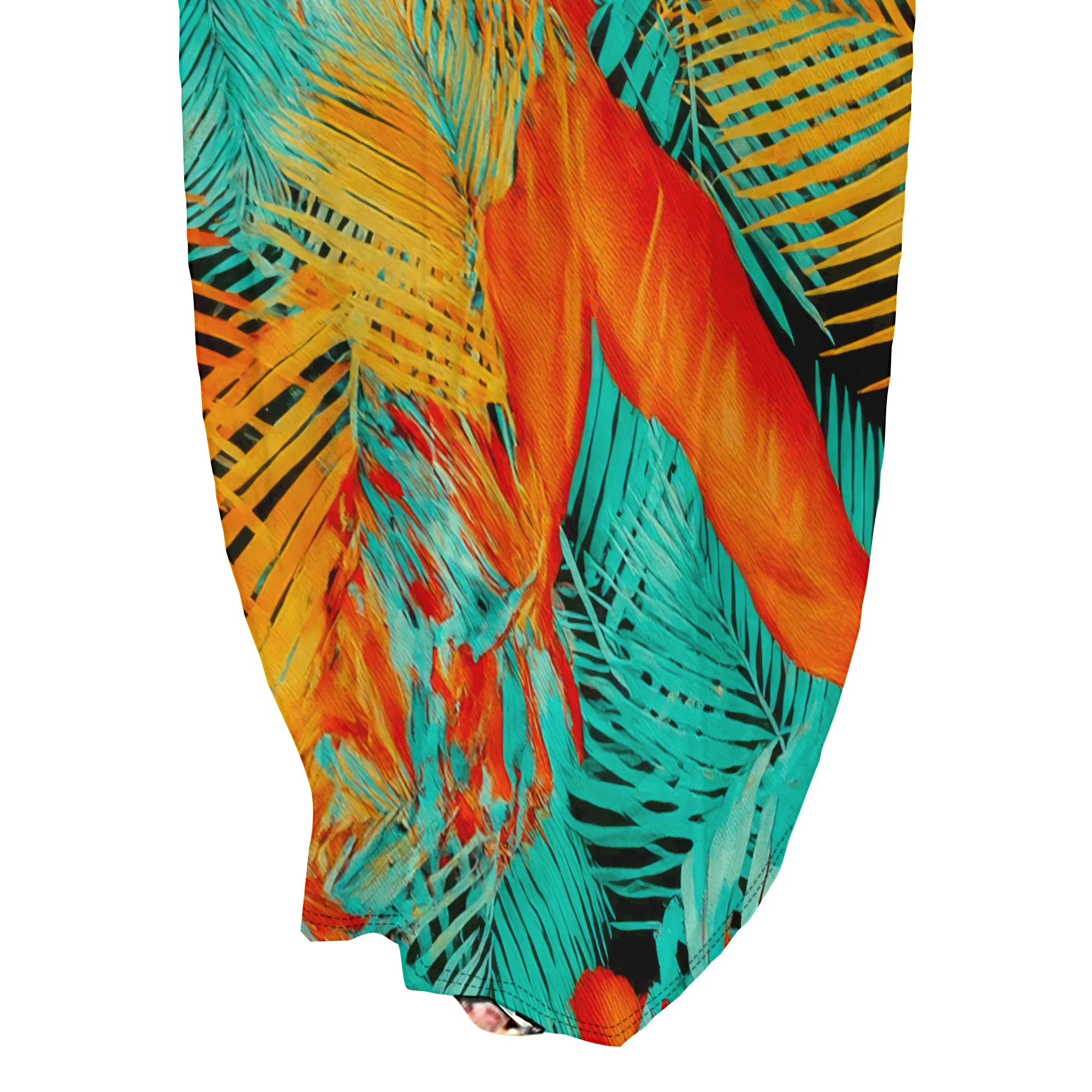 ชุดเดรสฤดูร้อนสําหรับผู้หญิง 2025 ชุดวันหยุดชายหาด Boho Sundresses ดอกไม้สุภาพสตรี Tropical กระเป๋า Maxi Dress
