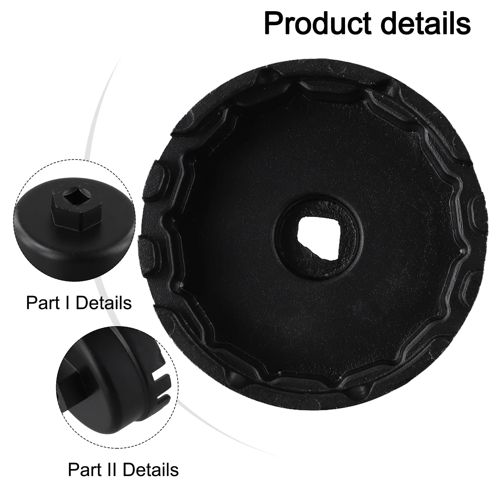 64 مللي متر الناي سبائك الألومنيوم فلتر زيت وجع المقبس أداة إزالة لتويوتا ل لكزس ل أداة مفتاح ربط فلتر الزيت سليل #6