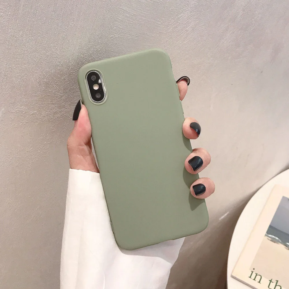 Candy Silione Rubber Stoßfest Fall für iphone X XS Max XR Abdeckung Für iphoneX Xr XS Max Ultra Dünne Stoßstange Fundas Fall Coque – Detail 2