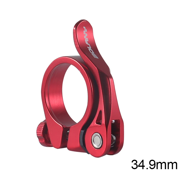 BOLANY Bicycle Seatpost Clamp Aluminum Alloy   31.8/34.9mm Quick release Seat Tube Clamp MTB Accessories and Parts