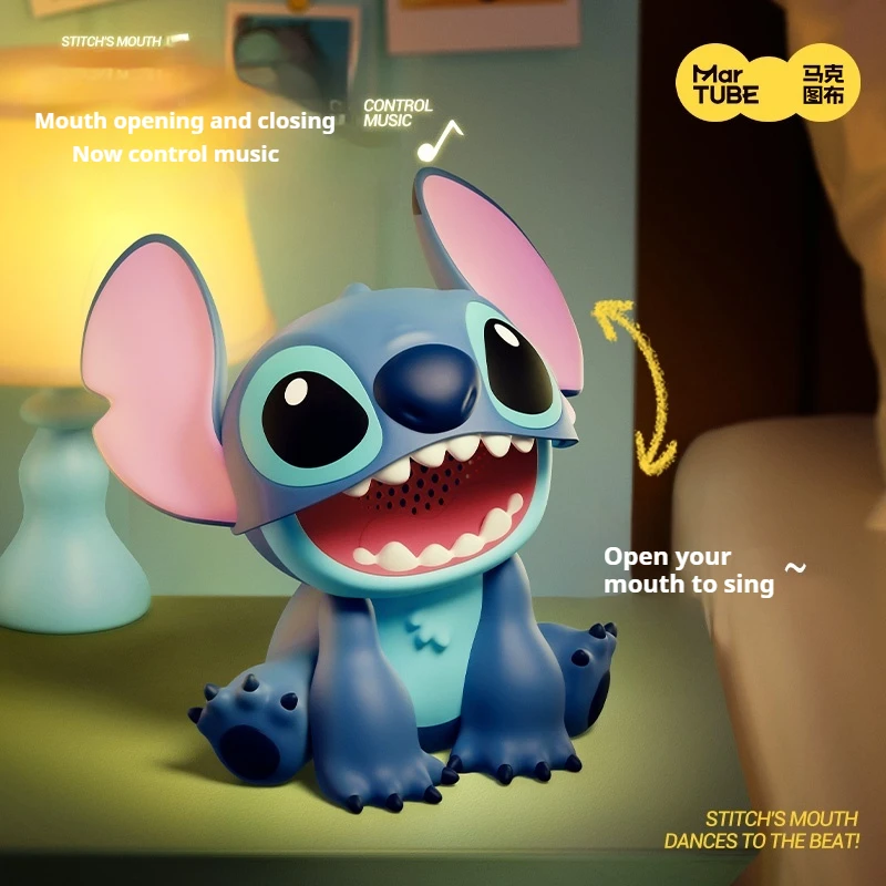 Nieuwe Stitch Bluetooth Speaker Desktop Ornament Cartoon Anime Randapparatuur Speelgoed Hoge Geluidskwaliteit Subwoofer Geschenken Pak Collectible