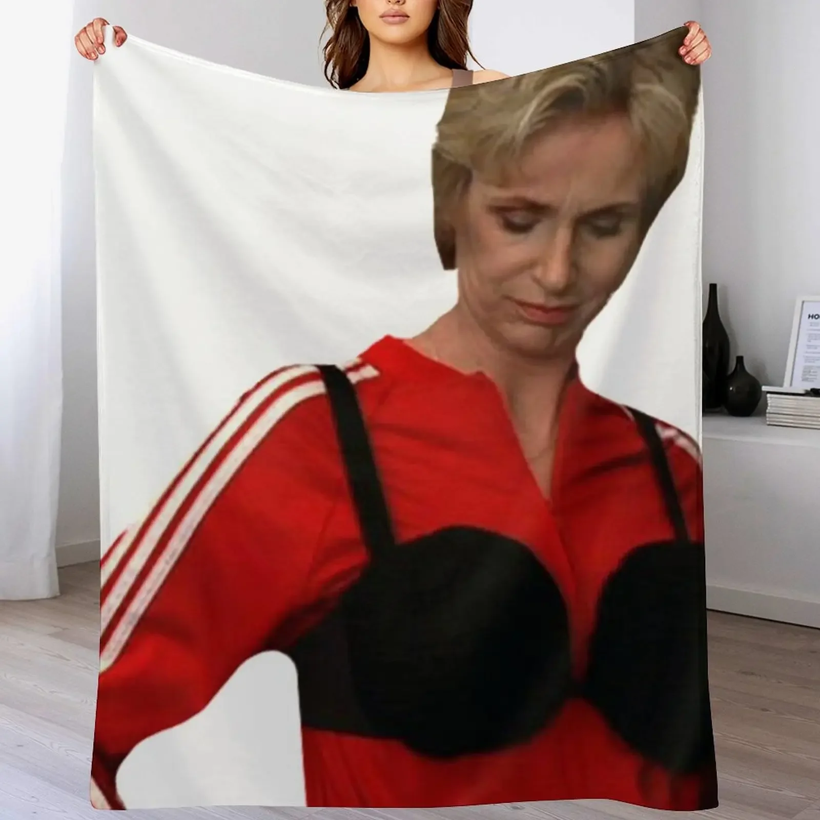 

Sue Sylvester Madonna Throw Blanket Outdoor Soft Blanket for Picnic Beach Camping