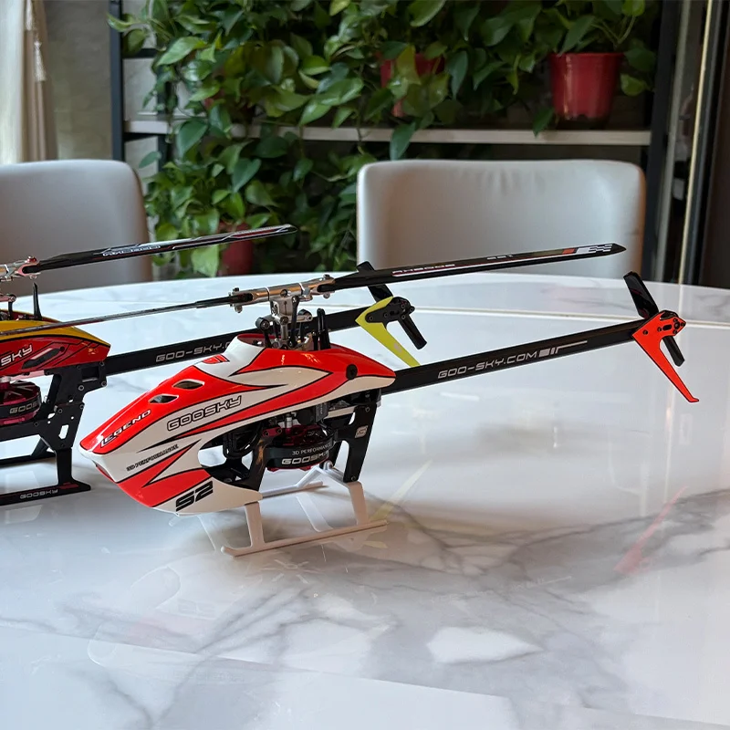 

GOOSKY S2 Max Model Aircraft Built-In S-Fhss Dual Brushless High Performance 3D Stunt Remote Control Helicopter Spot goods