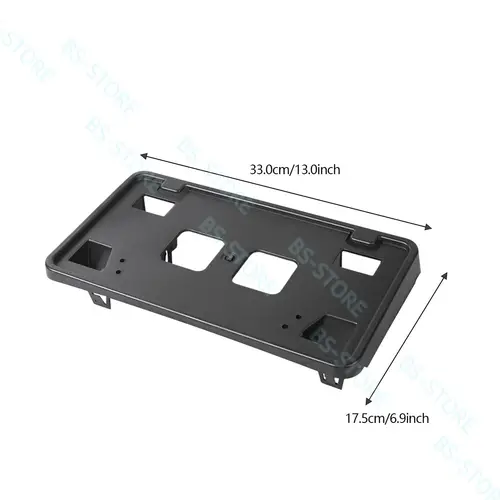 Imagen 2 del producto 1X reemplazo para parachoques delantero marco para matrícula soporte 2021 2022 2023 Ford F150 ML3Z-17A385-AB FO1068185 solo para 3.3L 5.0L