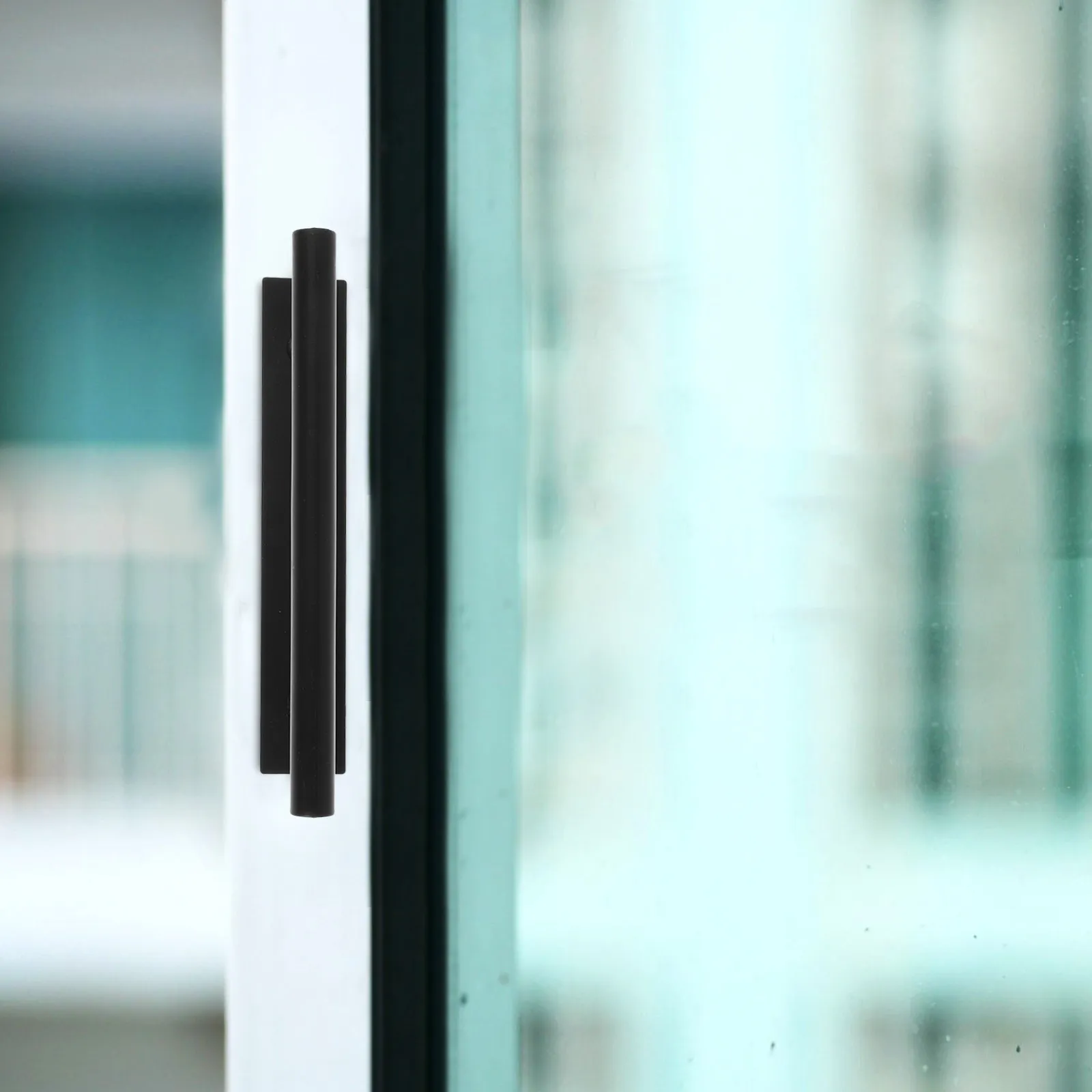 

8Pcs Flush Mount Self-Adhesive Window Handles No-Drill Peel-and-Stick for Wardrobe Cabinet Shower Door Glass Metal Plastic