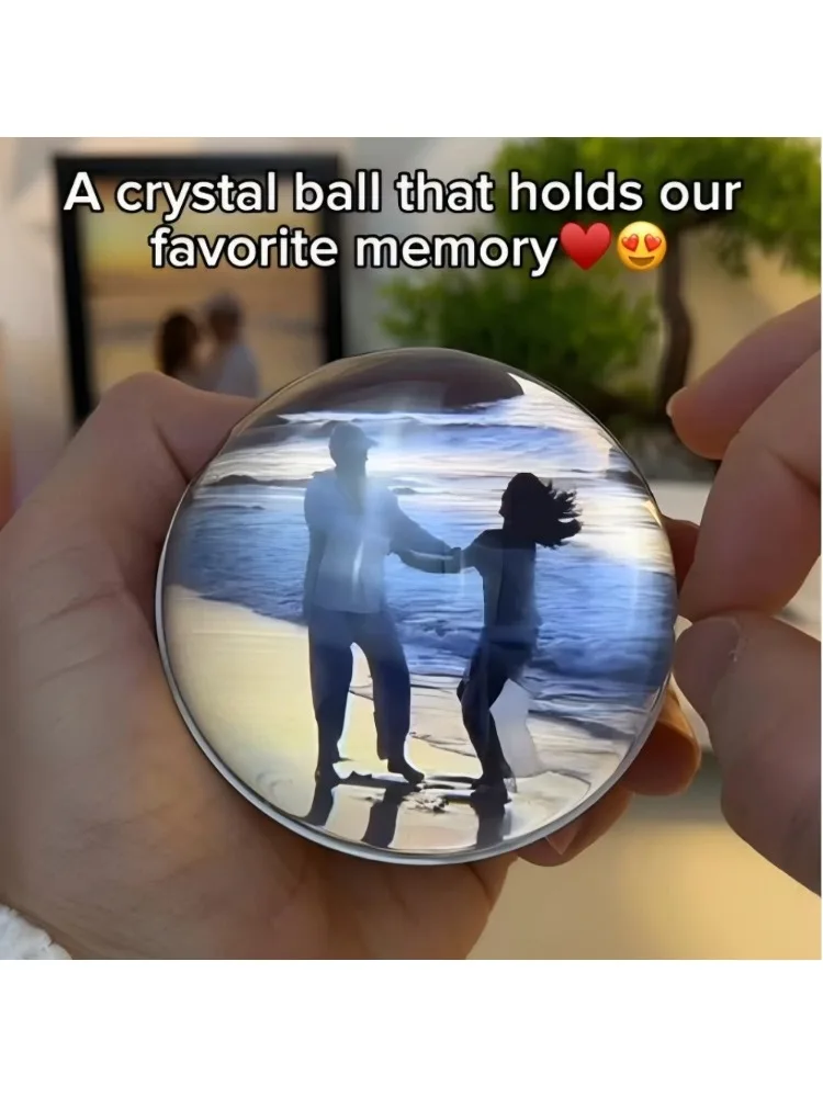 3D Video Kristallen Bol DIY Geheugen Kunst Glazen Bal Lamp Sferische Pixel Display 2.7 inches Scherm 4 GB Video speler voor Gift - afbeelding 2