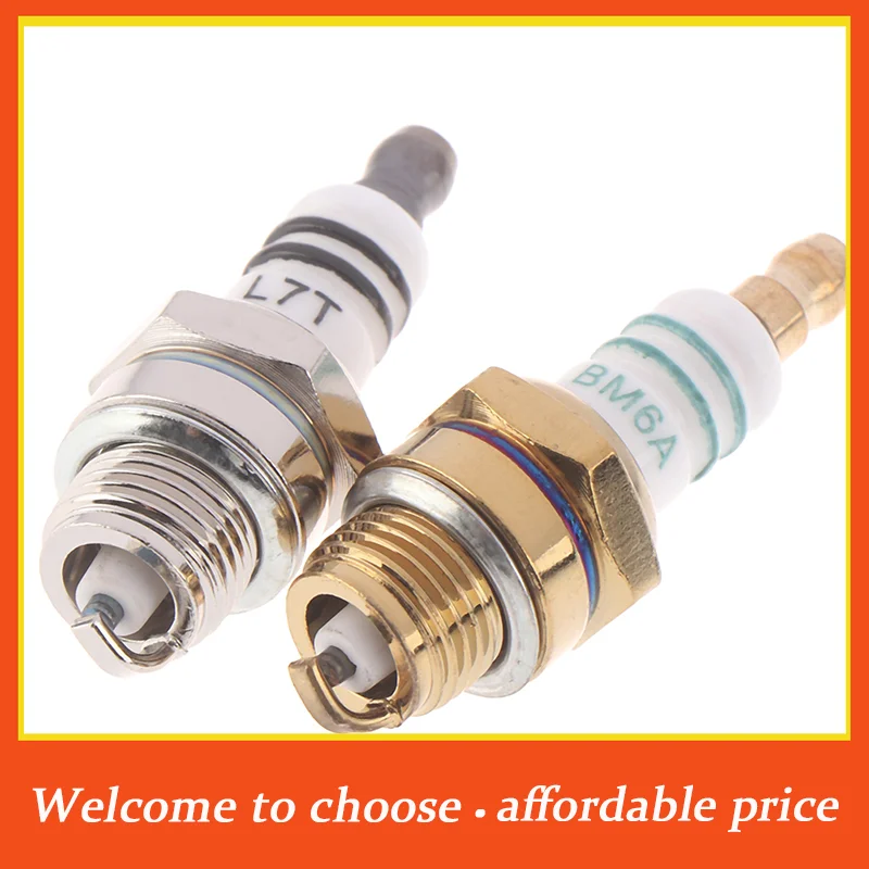 

[]New 1pc 55*14mm BM6A Spark Plug Glow Plug Replacemnet for 2-stroke Chainsaw Lawn Mower Strimmer