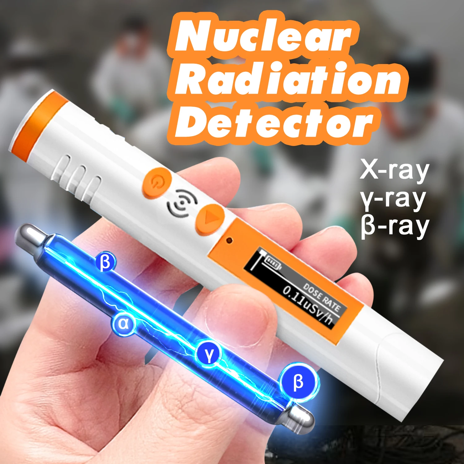 

Geiger Counter Nuclear Radiation Detector Personal Dosimeter X-ray γ-ray β-ray Radioactivity Tester Marble Detector