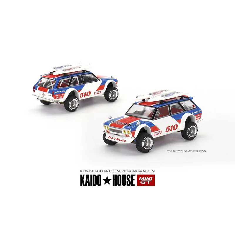 KAIDO HOUSE  MINI GT#44   1:64   front open cover 510 Datsun Die-cast alloy car model