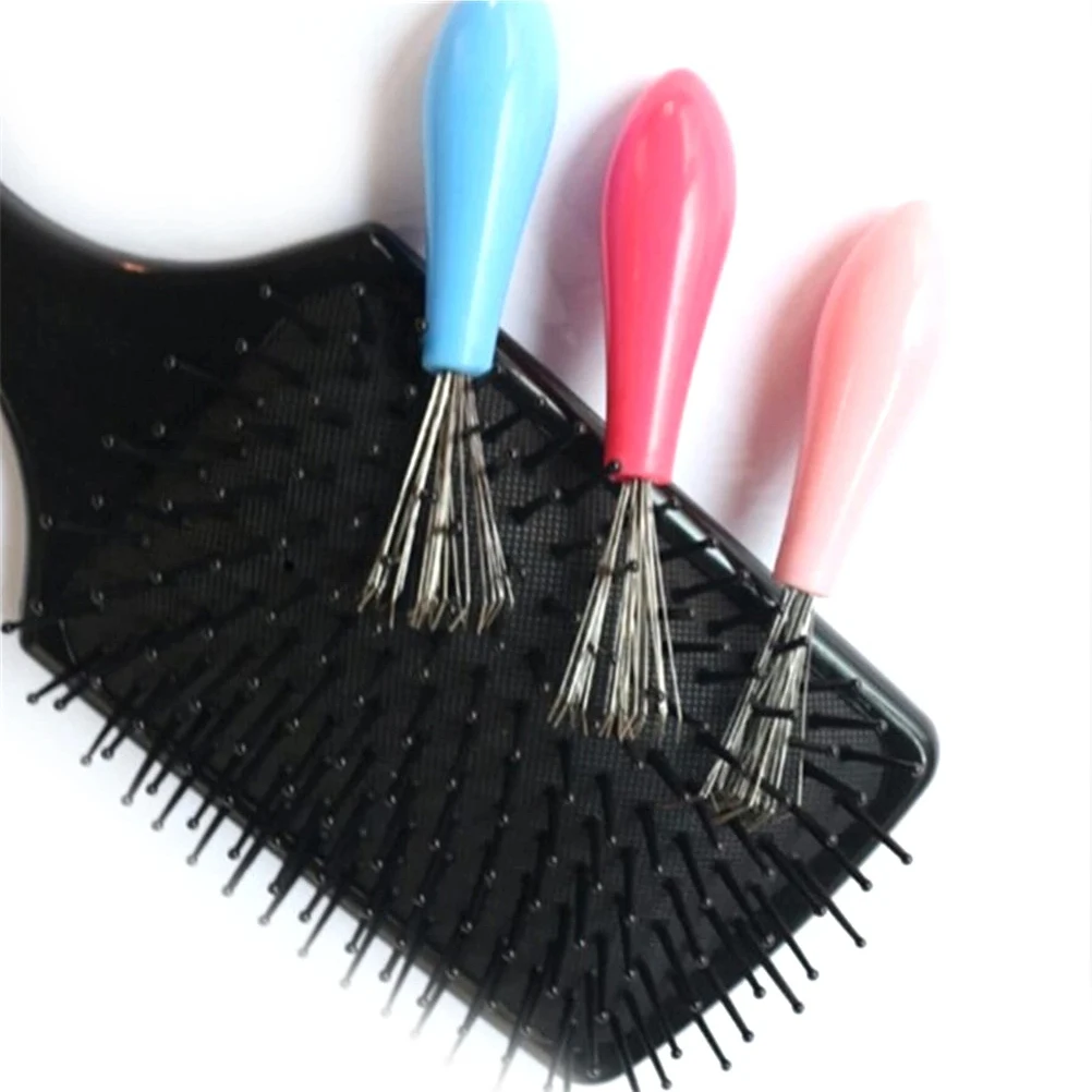 Comb Hair Brush Cleaner Plastic Metal Cleaning Remover Embedded Tool Remover Handle Tangle Hair Comb Accessories