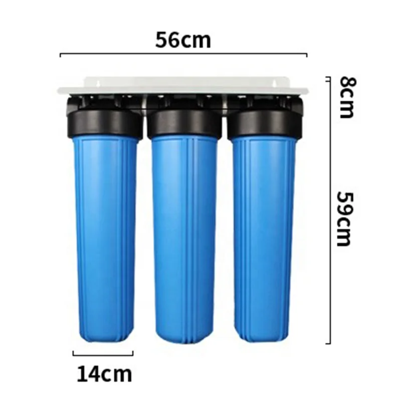 20 Inch Triple Stage Big Blue Jumbo Water Filter