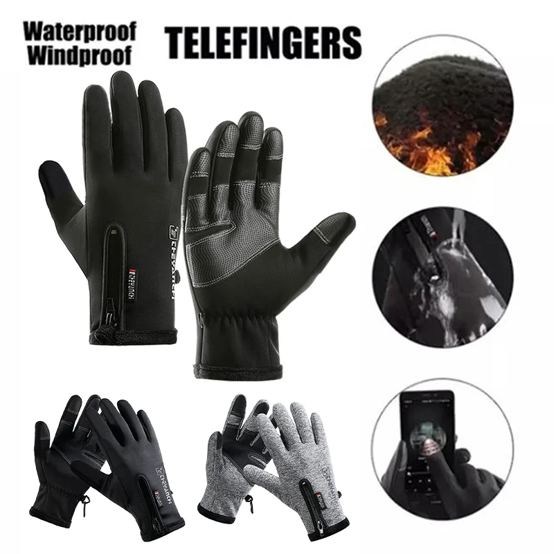 Promotion Winter Gloves Waterproof Thermal Touch Screen Thermal Windproof Warm Gloves