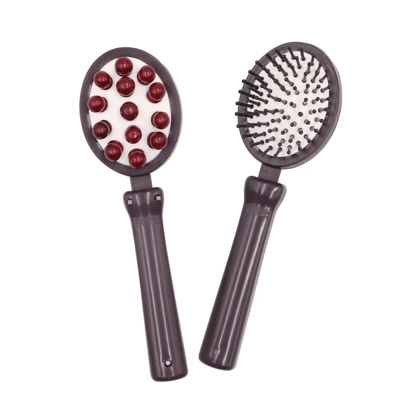 

Wooden Double-Headed Massage Hammer Multifunctional Massage Bar Meridian Meridian Pat Back Massage Hammer Back Scratcher