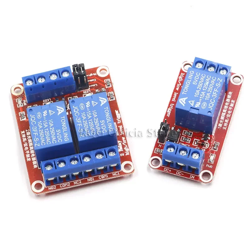 1 2 4 8 Channel 5V 12V Relay Module Board Shield with Optocoupler Support High and Low Level Trigger for Arduin0