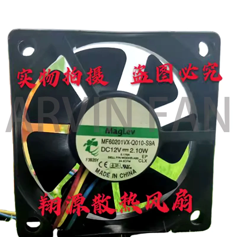 

MF60201VX-Q010-S9A 6020 12 В 2,10 Вт 4-проводной охлаждающий вентилятор Dell
