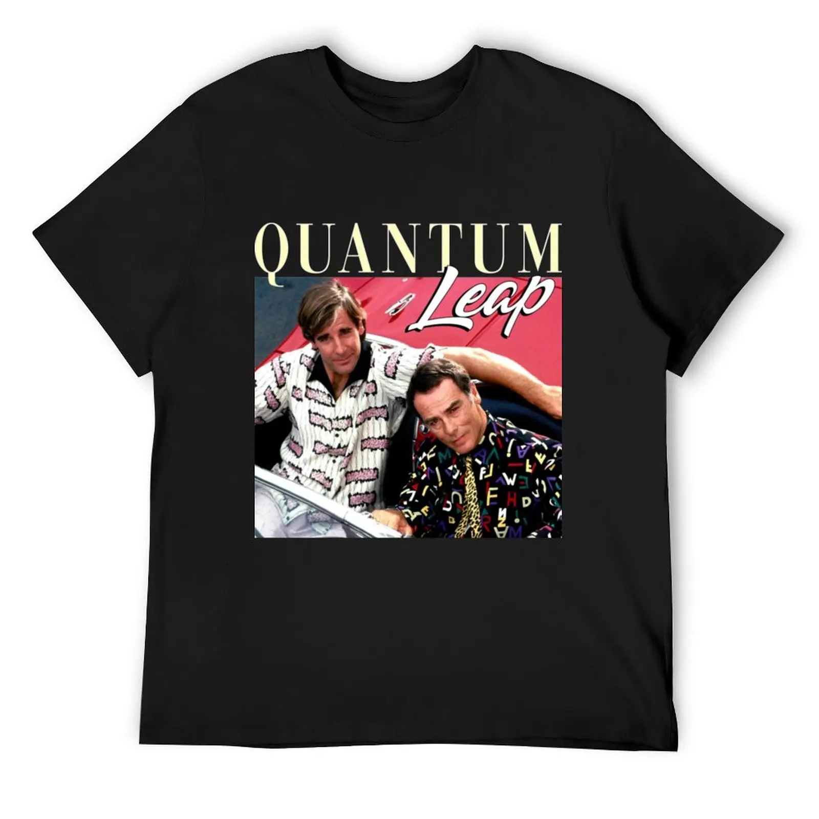 Футболка Quantum Leap, новое издание, футболки с персонализированным рисунком, винтажная футболка для мужчин