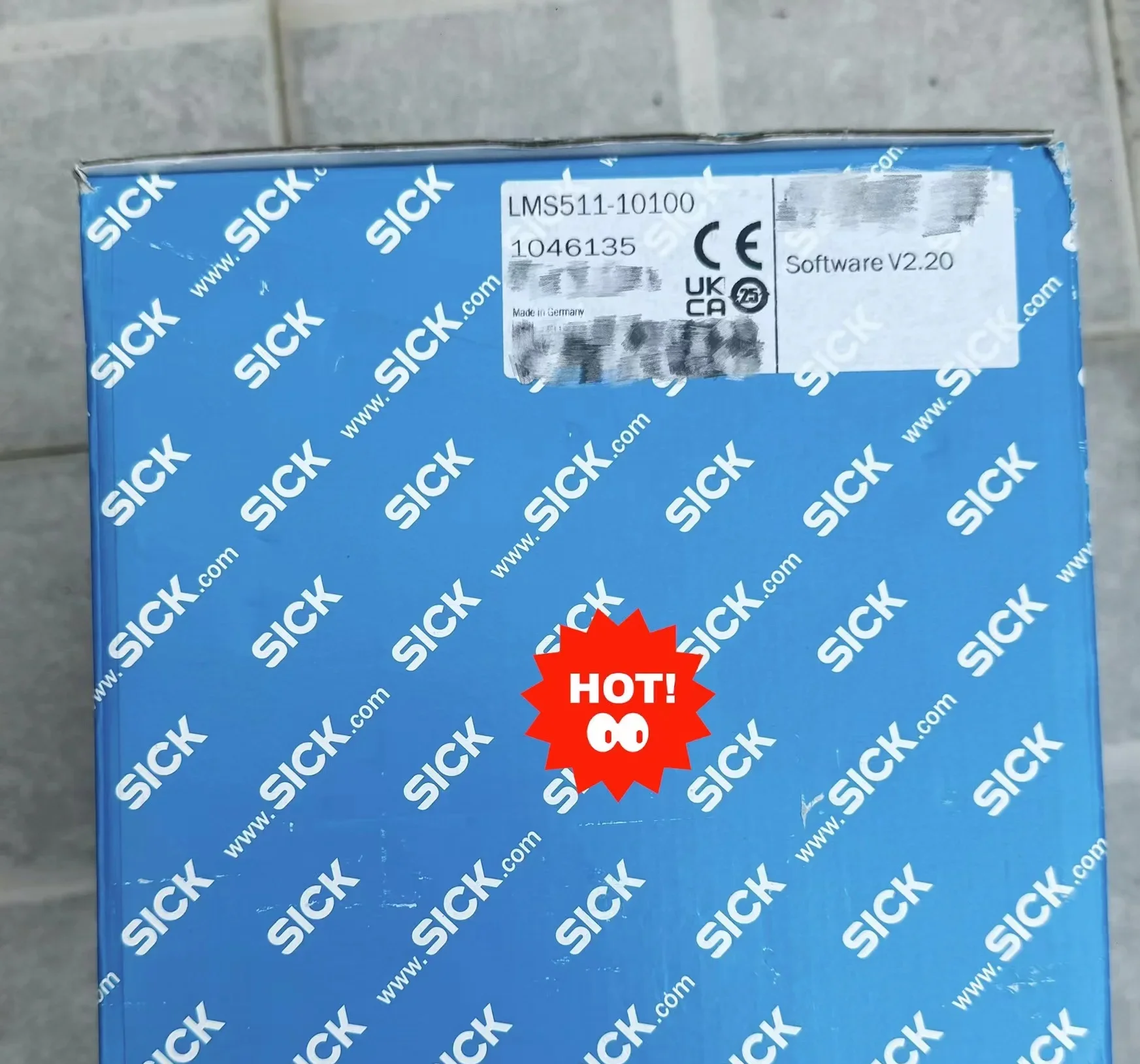 Sensor láser Sick LMS511-10100, nuevo