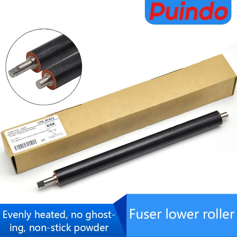 

1pcs RM2-5399-000CN Lower Fusing Roller For HP RM2-2554 LPR-M402 M402 M403 MFP M426 M427 Fuser Lower Pressure Roller