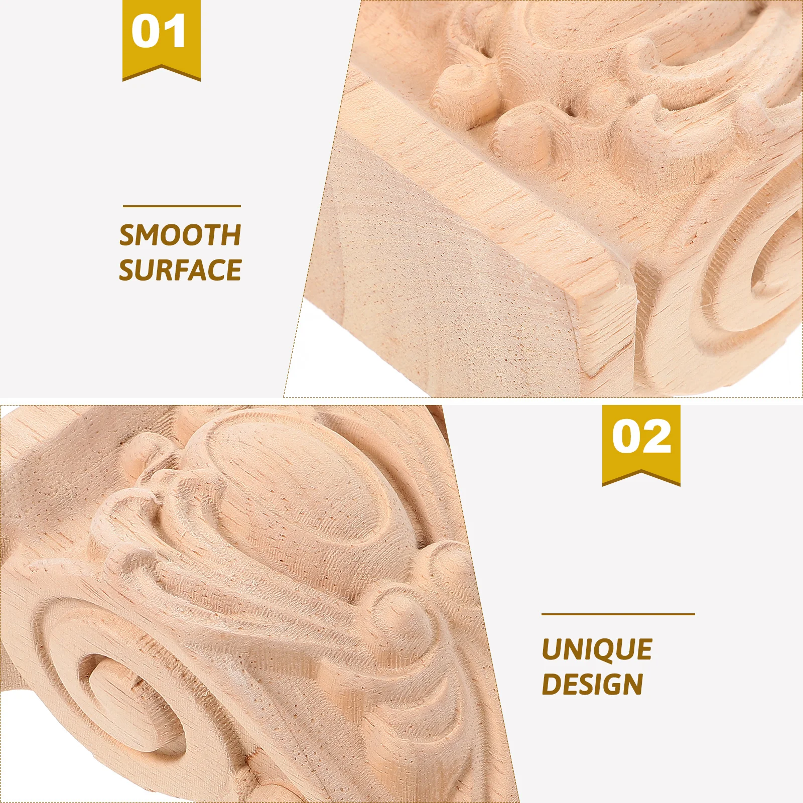 

Wooden Corbel 8x15x4 5cm Carved Decorative Small Rustic European Style Villa Decoration Carving Wooden Corbels