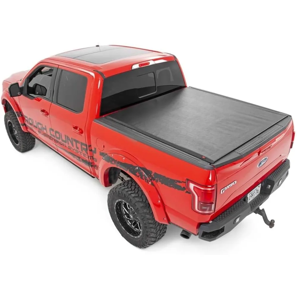 Penutup Bak Truk Otomatis Gulung untuk Ford F-150/Lightning & Raptor (2015-2025) - Cocok untuk Bak Truk 5'7 (67 inci)