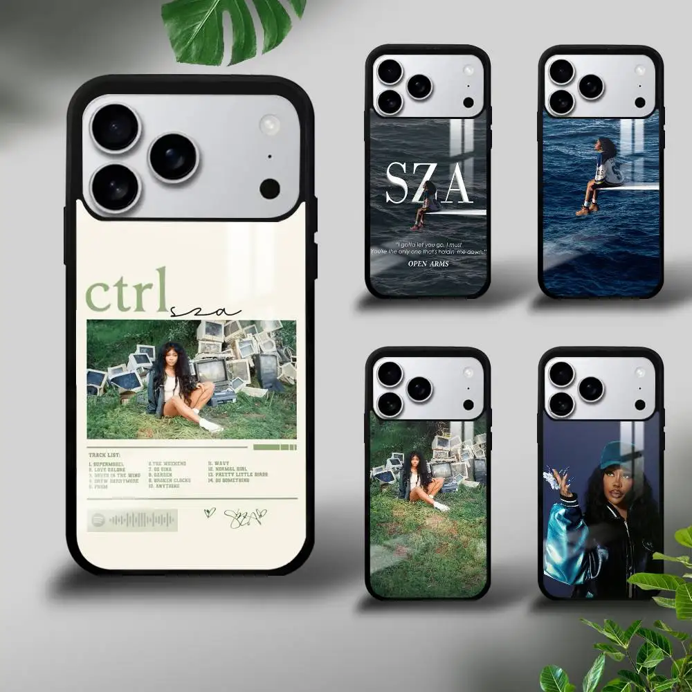 

Phone case 1PC Singer S-SZA For iPhone 17 16 15 14 13 12 11 Pro Max Mini Plus Hard Mirror Funda