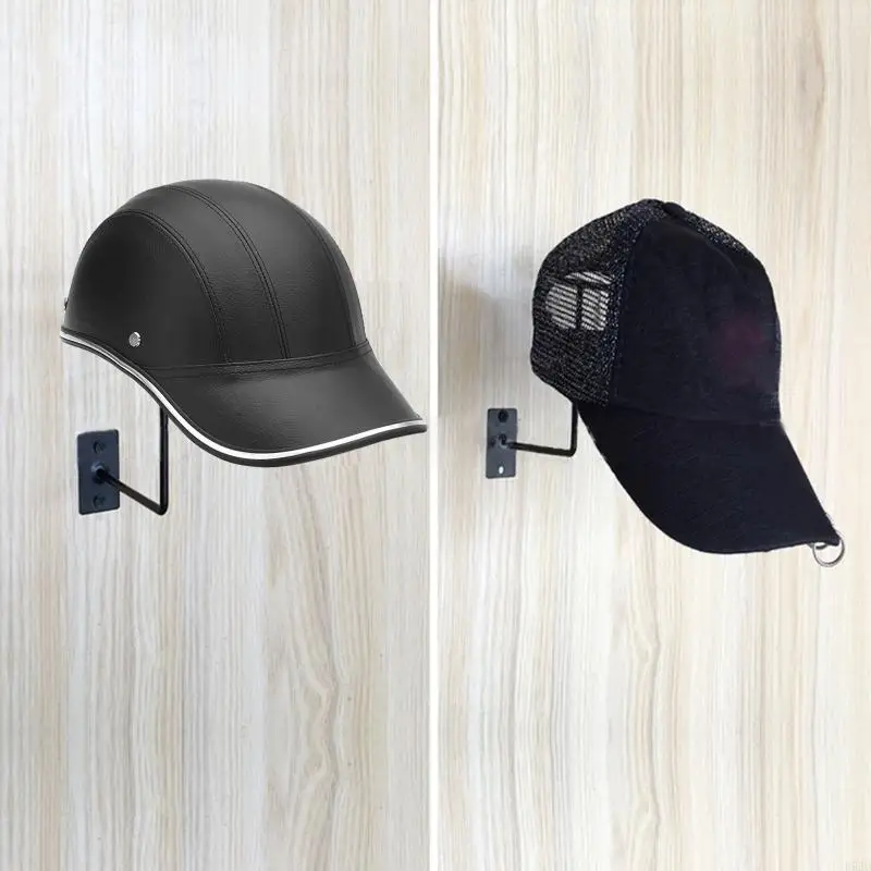 

R53D 3Pcs Motorcycle Helmet Holder Hanger Rack Wall Mounted Hook Basketball Bracket